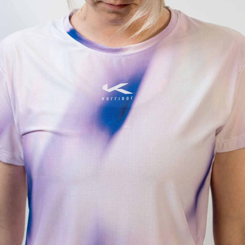 Camiseta running Halo Fade mujer